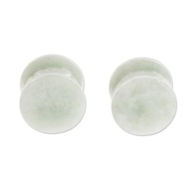 Creative Force,'Natural Guatemalan Jade Ear Plugs'