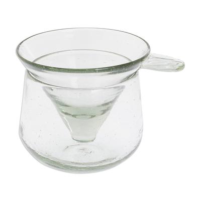 Perfectly Chilled,'Two-Piece Recycled Martini Glass'