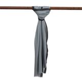 Men's wool and silk scarf, 'Kashmir Olive'