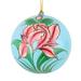 Floral Passion,'Floral Themed Papier Mache Ornaments (Set of 4)'