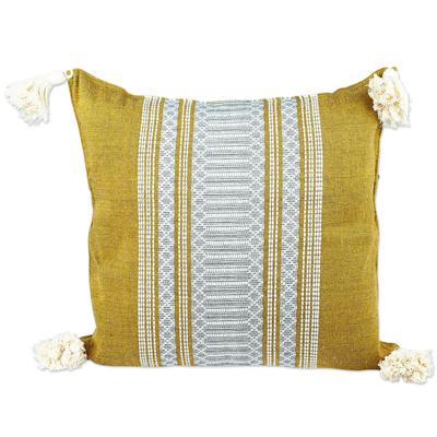 Yellow Tradition,'Mexican Handloomed Yellow and Al...