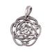 Celtic Reverie,'Celtic Knot Sterling Silver Pendant from India Artisan'