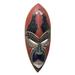 Suumo Birds,'Bird-Themed African Sese Wood Mask from Ghana'
