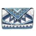 Glamorous Symphony,'Geometric Beaded Evening Bag Crafted in India'