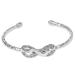 Infinity Mosaic,'Hand Made Sterling Silver Cuff Bracelet from Indonesia'