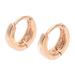 Loops of Wealth,'Thai 14k Gold Sturdy Hoop Earrings'