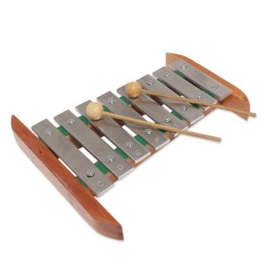 Balinese Tune,'Handmade Teak Wood and Stainless Steel Xylophone from Bali'