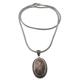 Supernatural Charm,'Handmade Agate and Sterling Silver Pendant Necklace'