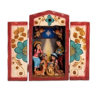 Nativity in the Highlands,'Handcrafted Christmas M...