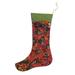 Batik Stocking,'Handmade Batik Christmas Stocking in Cotton and Jute'