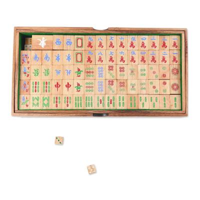 Mah Jongg,'Hand Made Wood Mah Jongg Game from Thai...