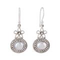 Pure Grace,'Cultured Pearl and Sterling Silver Dangle Earrings'