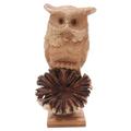 Looking Forward,'Hand Made Jempinis and Benalu Wood Owl Sculpture'