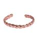 Brilliant Bond,'Handcrafted Braided Copper Cuff Bracelet from Mexico'
