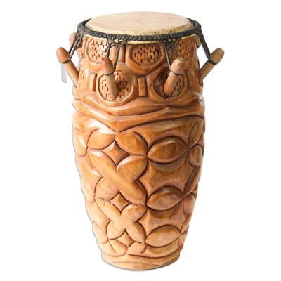 Wood kpanlogo drum, 'Unity'