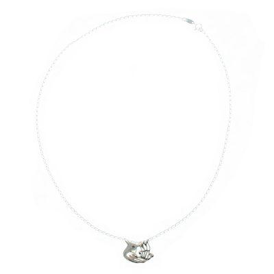Huitzitzilin,'Aztec Hummingbird Sterling Silver Pendant Necklace'