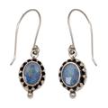 Opal dangle earrings, 'Fairy Princess'