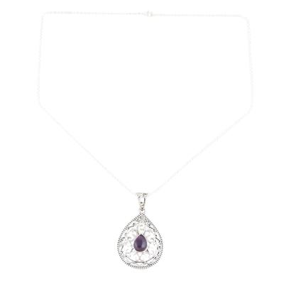 Faraway Land,'Artisan Crafted Amethyst Necklace'