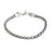 'Balinese Python' - Men's Sterling Silver Chain Bracelet from Indone