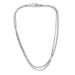 Layer of Protection,'Balinese Men's Sterling Silver Double Strand Chain Necklace'