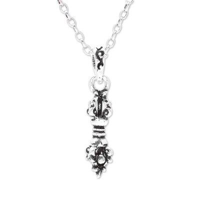 Powerful Talisman,'Sterling Silver Talisman Pendant Necklace from India'