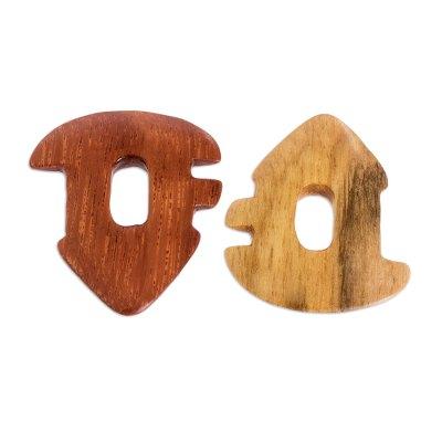 Eco Melody,'Reclaimed Estoraque and Cypress Wood Guitar Picks (Pair)'