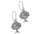 Living Trees,'Hand Made Sterling Silver Dangle Earrings Tree Indonesia'