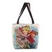 Frugal Celebration,'Tote Bag with Frugal Ekeko Print and Zippered Closure'