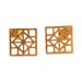 Majestic Mosaic,'Modern 22k Gold-Plated Drop Earrings from Indonesia'