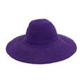 Purple Sun,'Woven Purple Raffia Sun Hat'