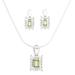 Peridot jewelry set, 'Majestic Scrolls'