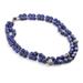 Royal Whisper,'Sterling Silver Lapis Lazuli Beaded Necklace from India'