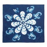 Flower of Paradise,'Floral Batik Cotton Table Cloth from El Salvador'