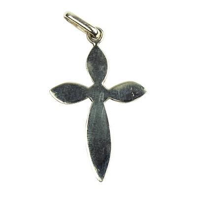 Humble Cross,'Polished Sterling Silver Cross Pendant'