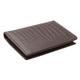 Efficient in Brown Crocodile,'Men's Embossed Handcrafted Brown Slim Leather Wallet'