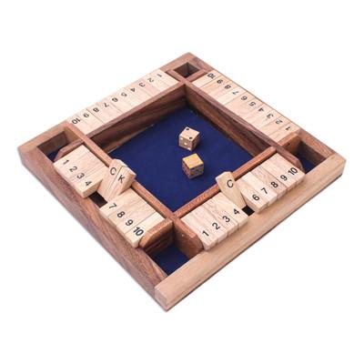 Shut The Box,'Handcrafted Rain Tree Wood Shut the ...