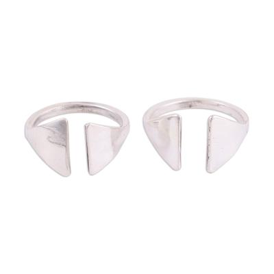 Gateway,'Contemporary Sterling Silver Toe Rings for Women (Pair)'