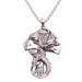 Dragon Cross,'Sterling Silver Dragon and Cross Pendant Necklace from Bali'