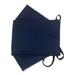 Deep Blue,'Multicolor Double Layer Cotton Navy Blue Face Mask'