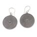 Eyes Wide Open,'Handcrafted Sterling Silver Dangle Earrings'