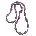 Perfect Purple,'Amethyst Long Beaded Necklace Handcrafted in Brazil'