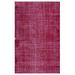 Pink 65" x 105" L Area Rug - Rug N Carpet Atina Rectangle 5'5" X 8'9" Area Rug 105.0 x 65.0 x 0.4 in Wool | 65" W X 105" L | Wayfair