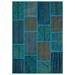 Blue 63" x 91" L Area Rug - Rug N Carpet Iskece Rectangle 5'3" X 7'7" Area Rug 91.0 x 63.0 x 0.4 in Wool | 63" W X 91" L | Wayfair a-8684012176230