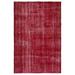 Red 111 x 73 x 0.4 in Area Rug - Rug N Carpet Rectangle Atina Rectangle 6'1" X 9'3" Indoor/Outdoor Area Rug | 111 H x 73 W x 0.4 D in | Wayfair