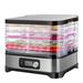 Specstar Electric 400 Watt 5 Tray Food Dehydrator in Gray | 9.8 H x 9.5 W x 12.5 D in | Wayfair X0023LCHN3