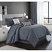Wade Logan® Microfiber 7 Piece Comforter Set Polyester/Polyfill/Microfiber in Gray | Queen Comforter + 6 Additional Pieces | Wayfair