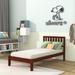 Red Barrel Studio® Jaysian Bed Wood in Brown | 36.25 H x 42 W x 78 D in | Wayfair 5D5A2F0C314B46BF8FEB67A6F4E3C885