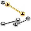 Piercing de langue en titane G23 pour femmes anneaux de langue sexy bijoux de corps industriels