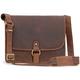 VISCONTI - Men's Leather Messenger Shoulder Bag - Medium 12 13 inch Laptop Bag - Crossbody Work Bag for A4 Notebooks - 18797 GIANNI - Oil Black