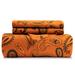 HomeRoots Pumpkin Queen Cotton Blend Thread Count Washable Duvet Cover Set